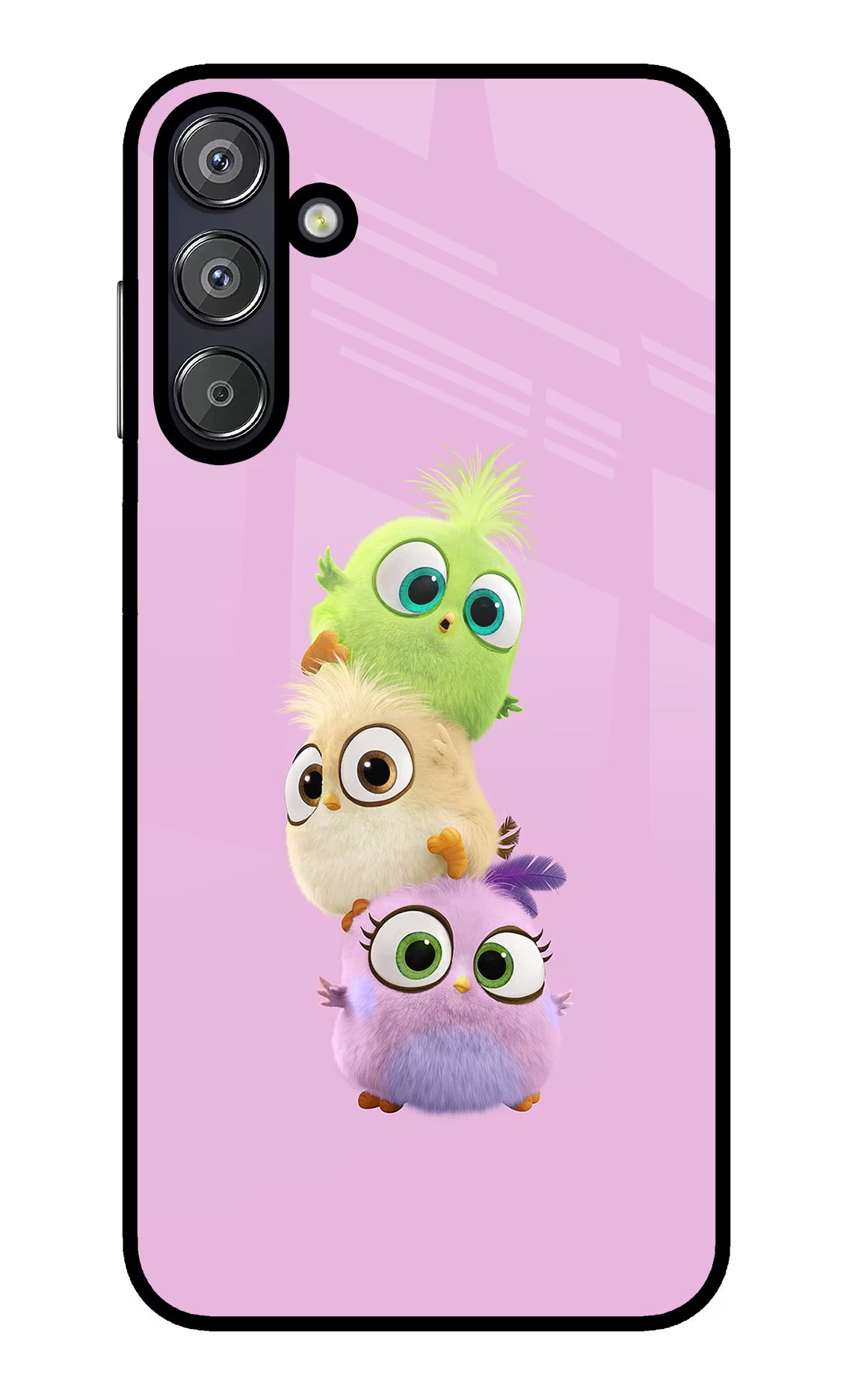 Cute Little Birds Samsung F15 5G Glass Case