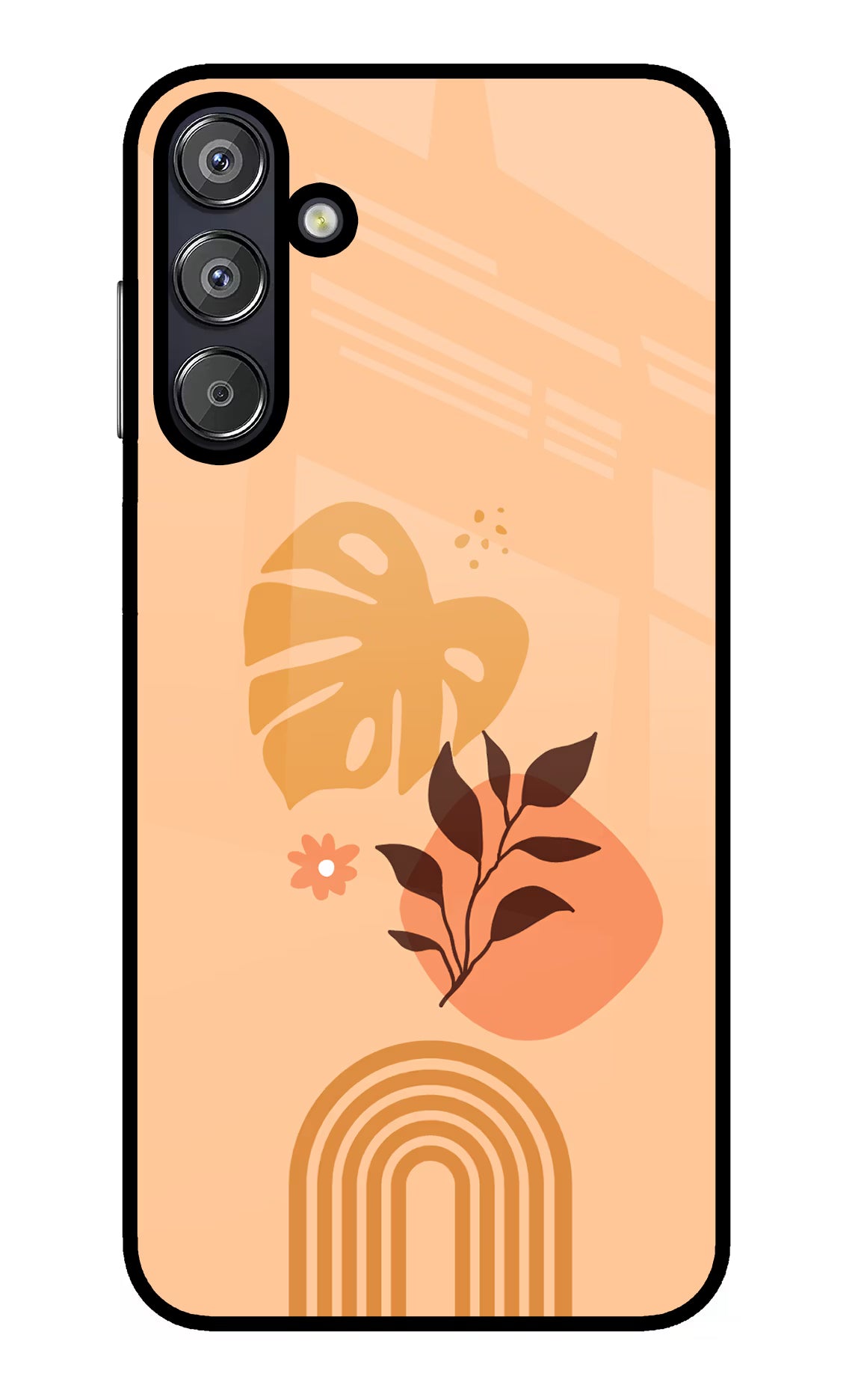Bohemian Art Samsung F15 5G Glass Case Back Cover by Casekaro