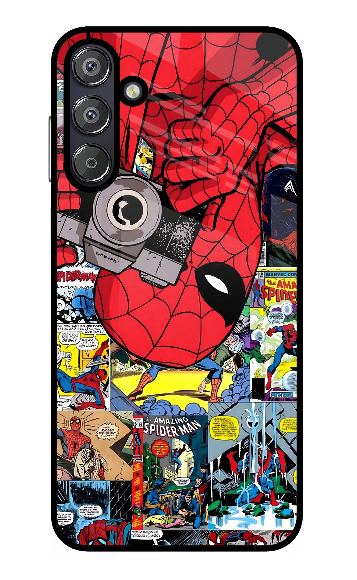 Spider Man Samsung F15 5G Glass Case