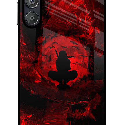 Itachi Uchiha Samsung F15 5G Glass Case Back Cover by Casekaro