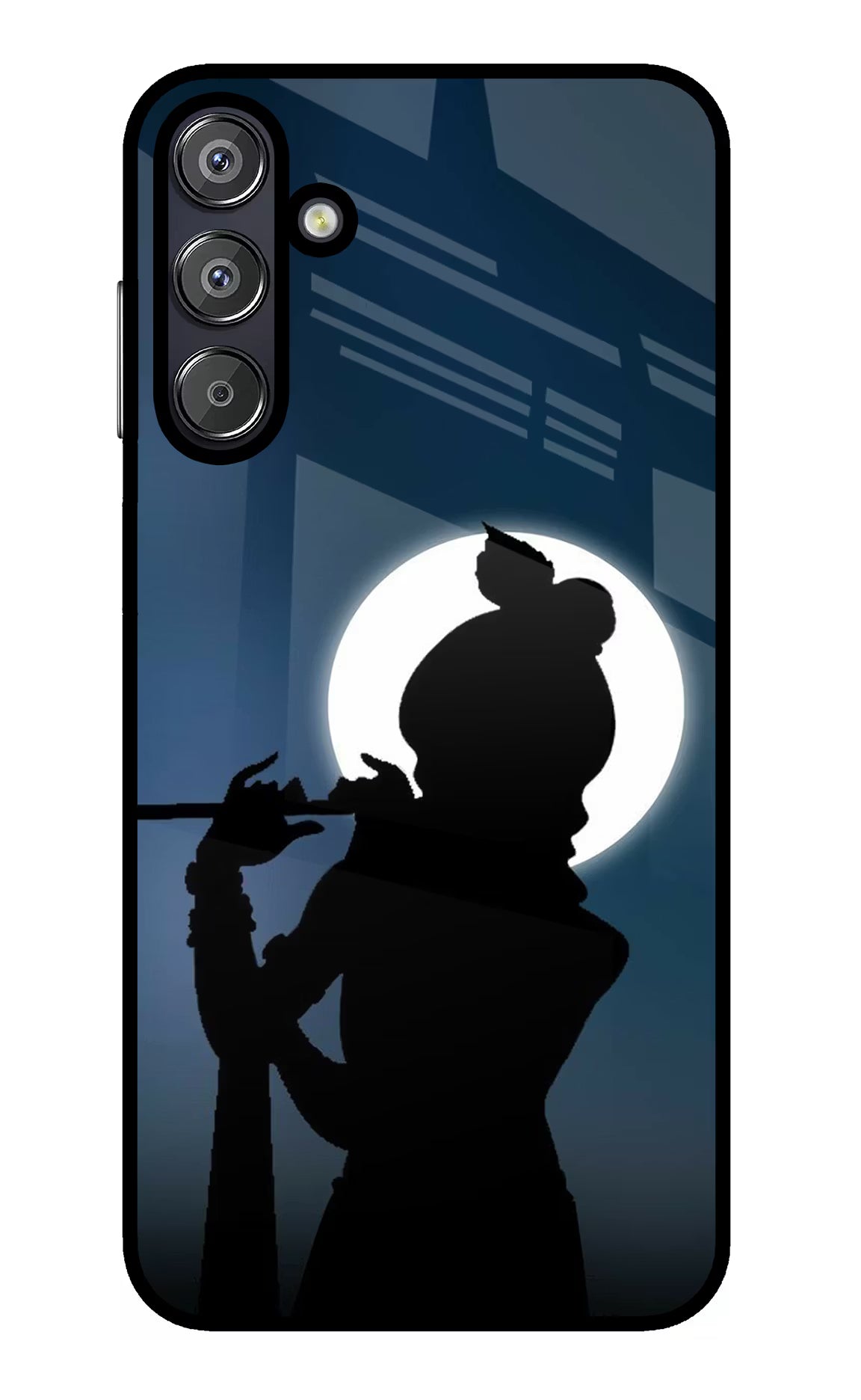 Shri Krishna Silhouette Samsung F15 5G Glass Case