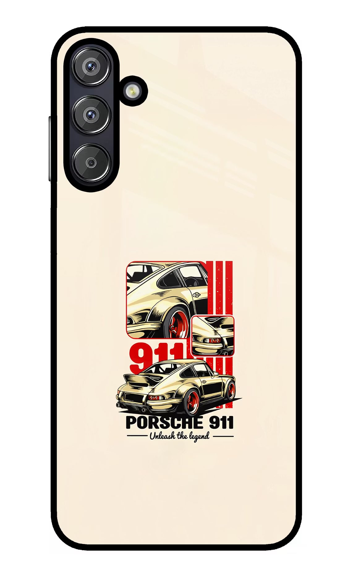 Classic Porsche 911 Samsung F15 5G Glass Case