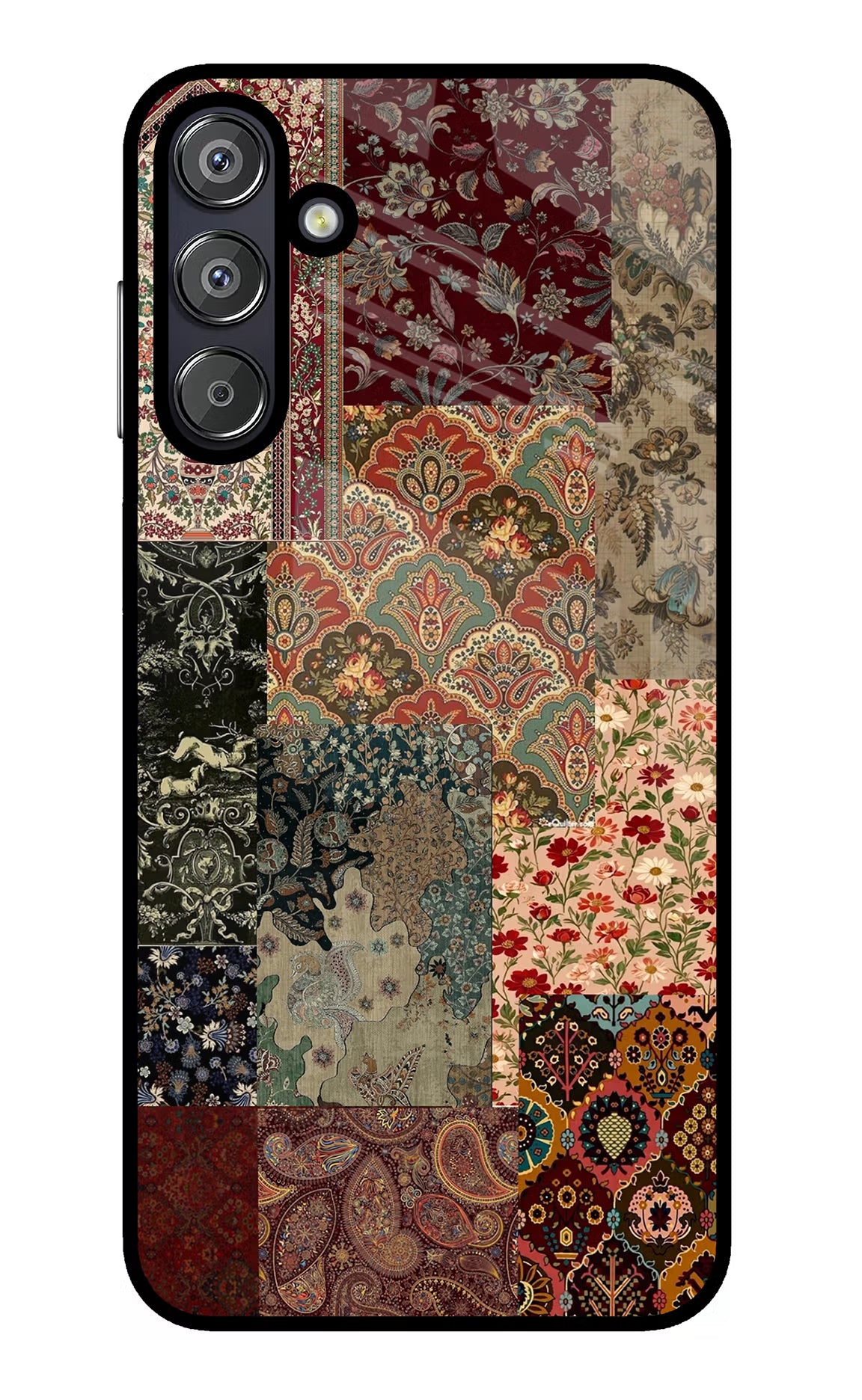 Desi Print Samsung F15 5G Glass Case Back Cover by Casekaro