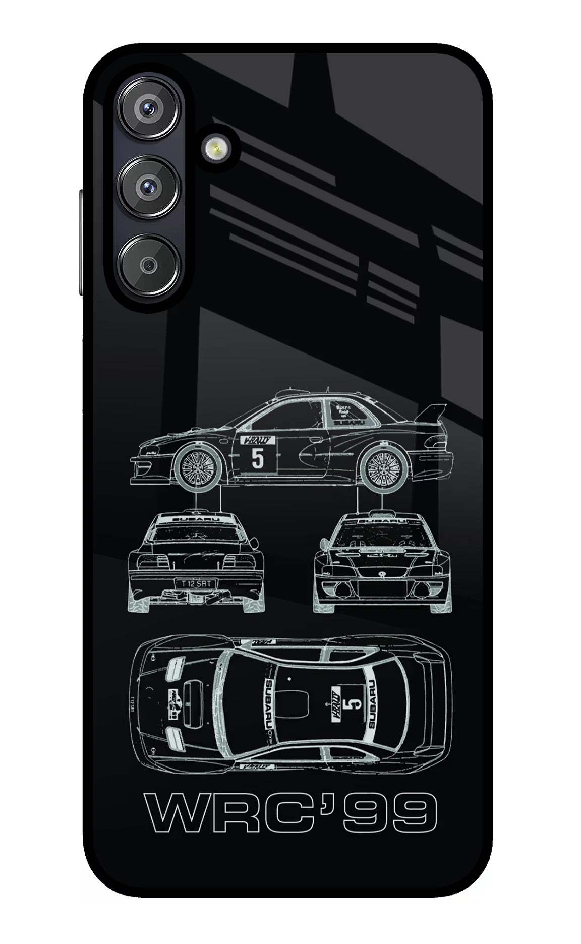 WRC'99 Samsung F15 5G Glass Case Back Cover by Casekaro