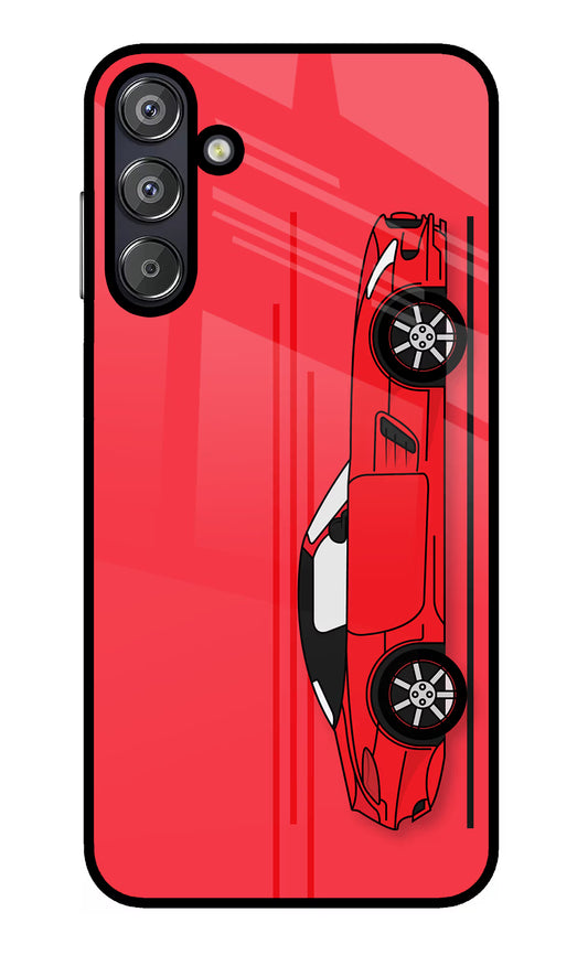 Red Velocity Samsung F15 5G Glass Case