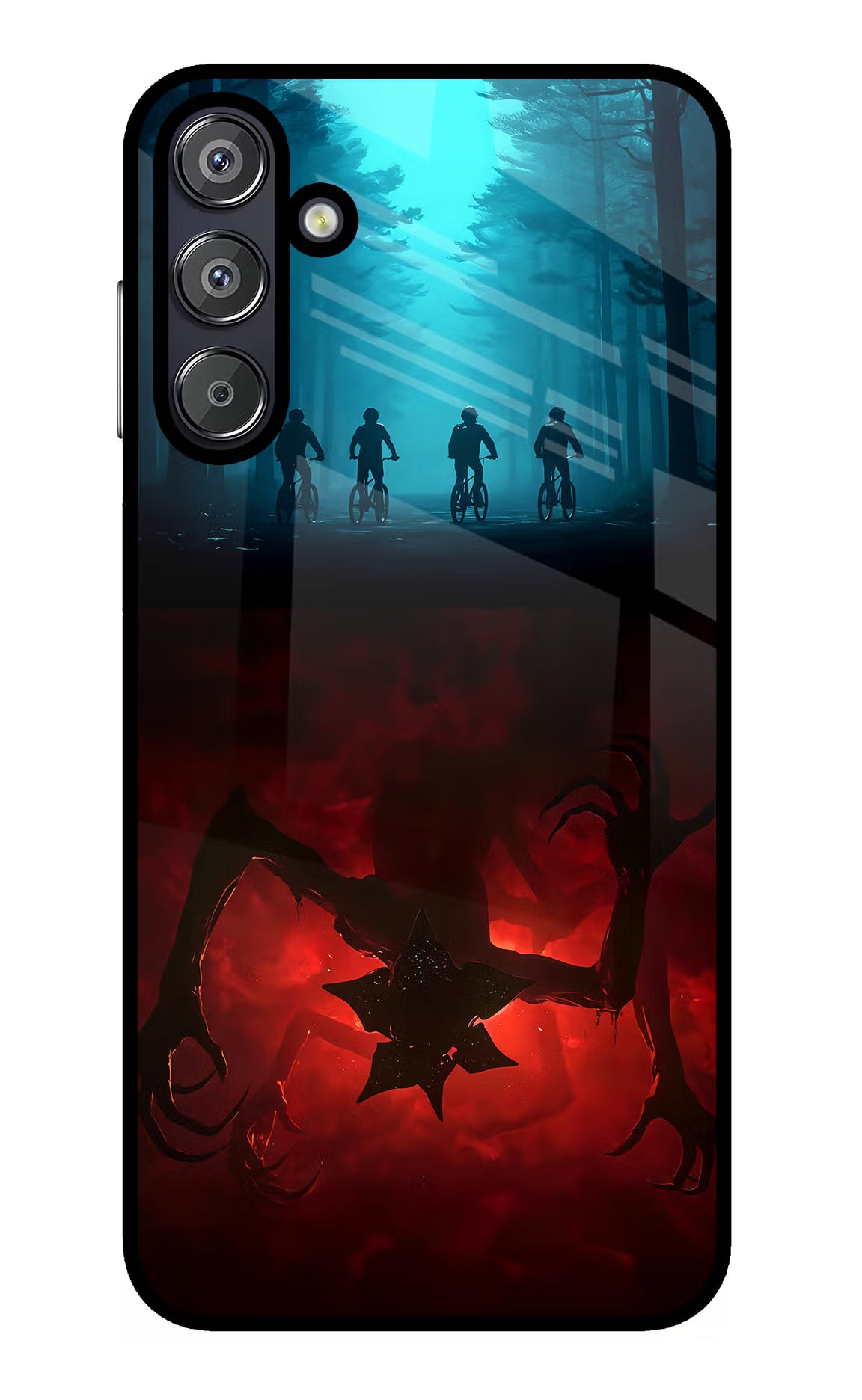 Ordinary Things Downside Up Samsung F15 5G Glass Case Back Cover by Casekaro