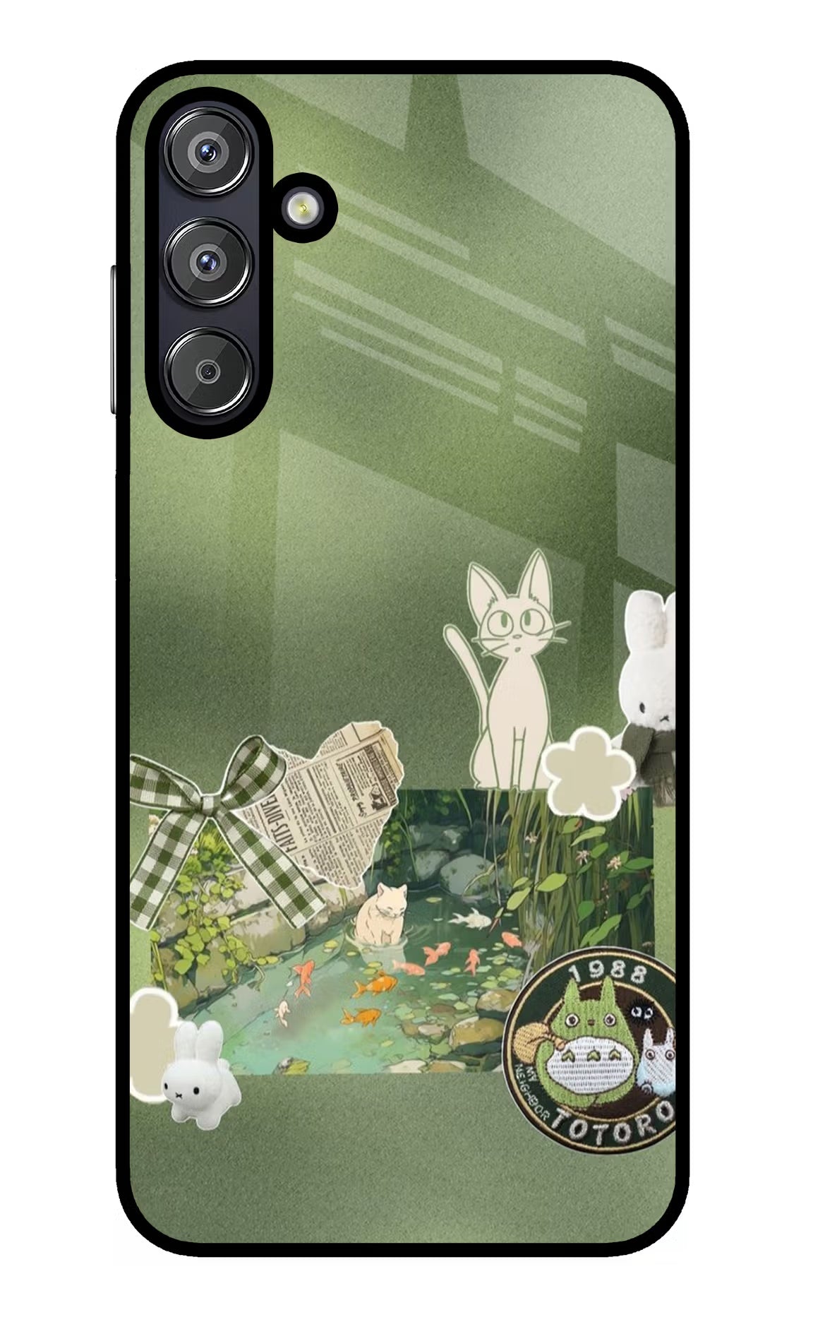 Aesthetic anime Samsung F15 5G Glass Case