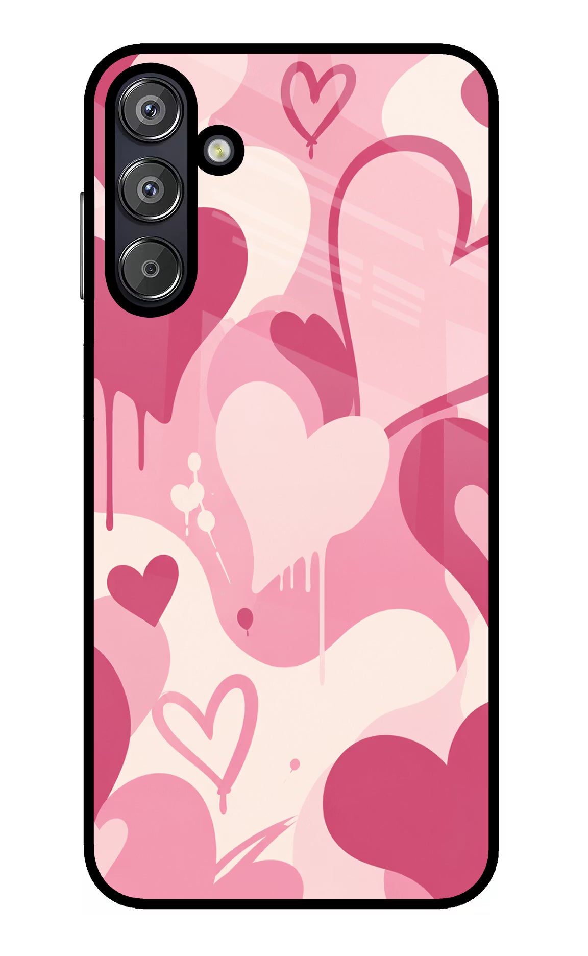 Hearty case Samsung F15 5G Glass Case Back Cover by Casekaro