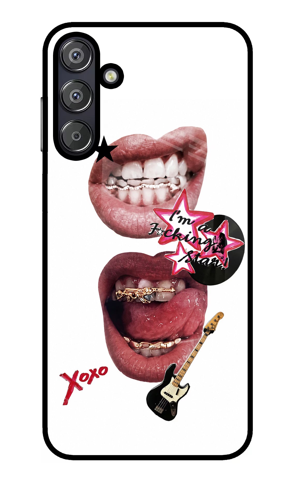 Rockstar Samsung F15 5G Glass Case