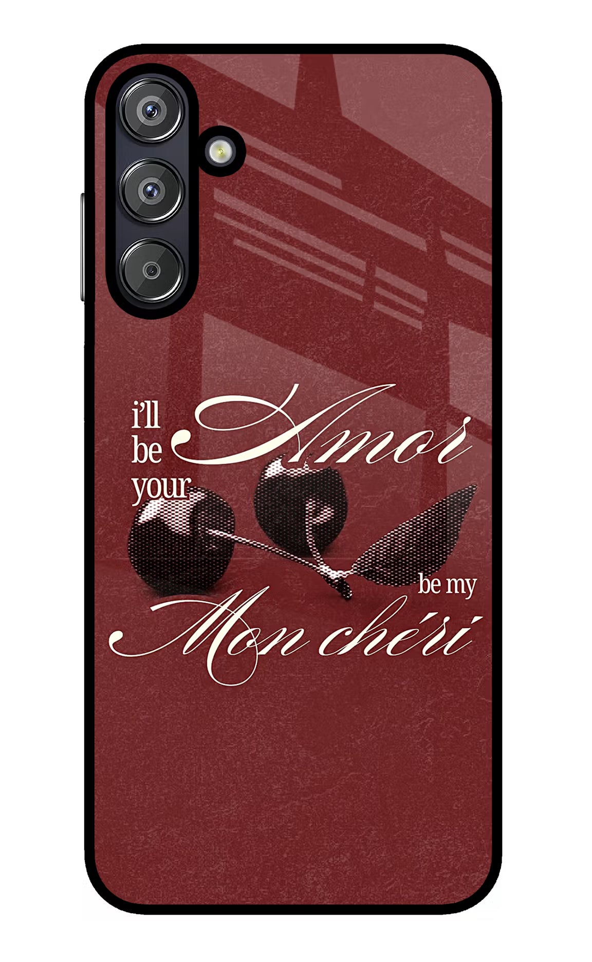 Velvet Cherry Samsung F15 5G Glass Case