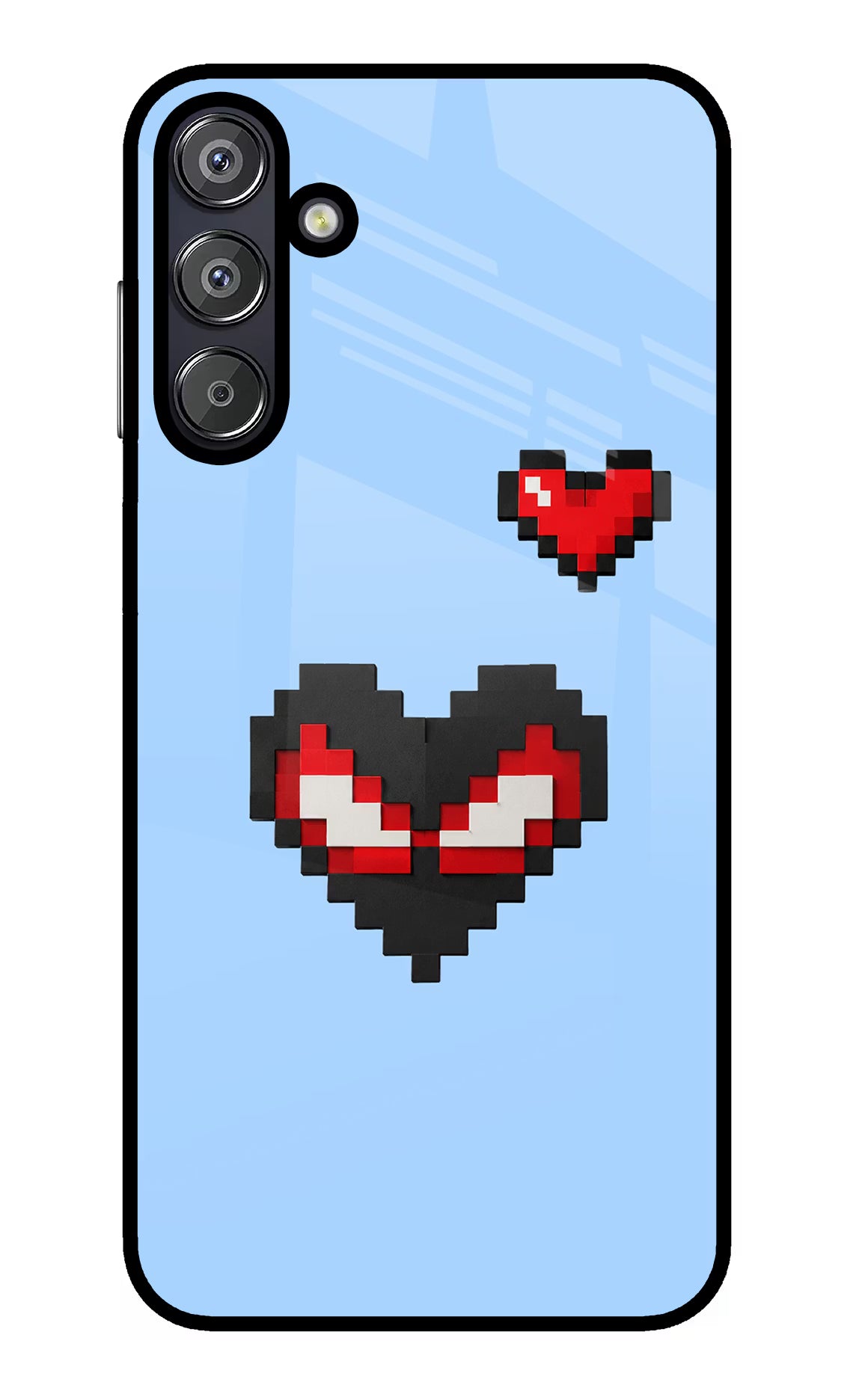 Peter Heart Samsung F15 5G Glass Case