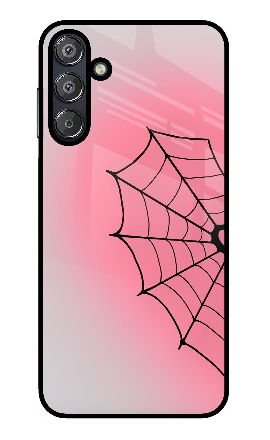 Pink Web Samsung F15 5G Glass Case
