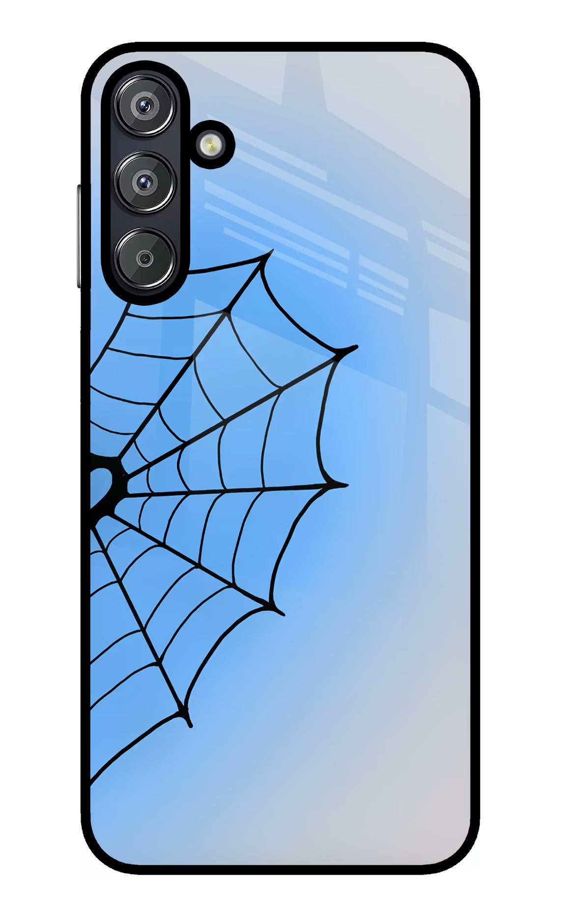 Blue Web Samsung F15 5G Glass Case