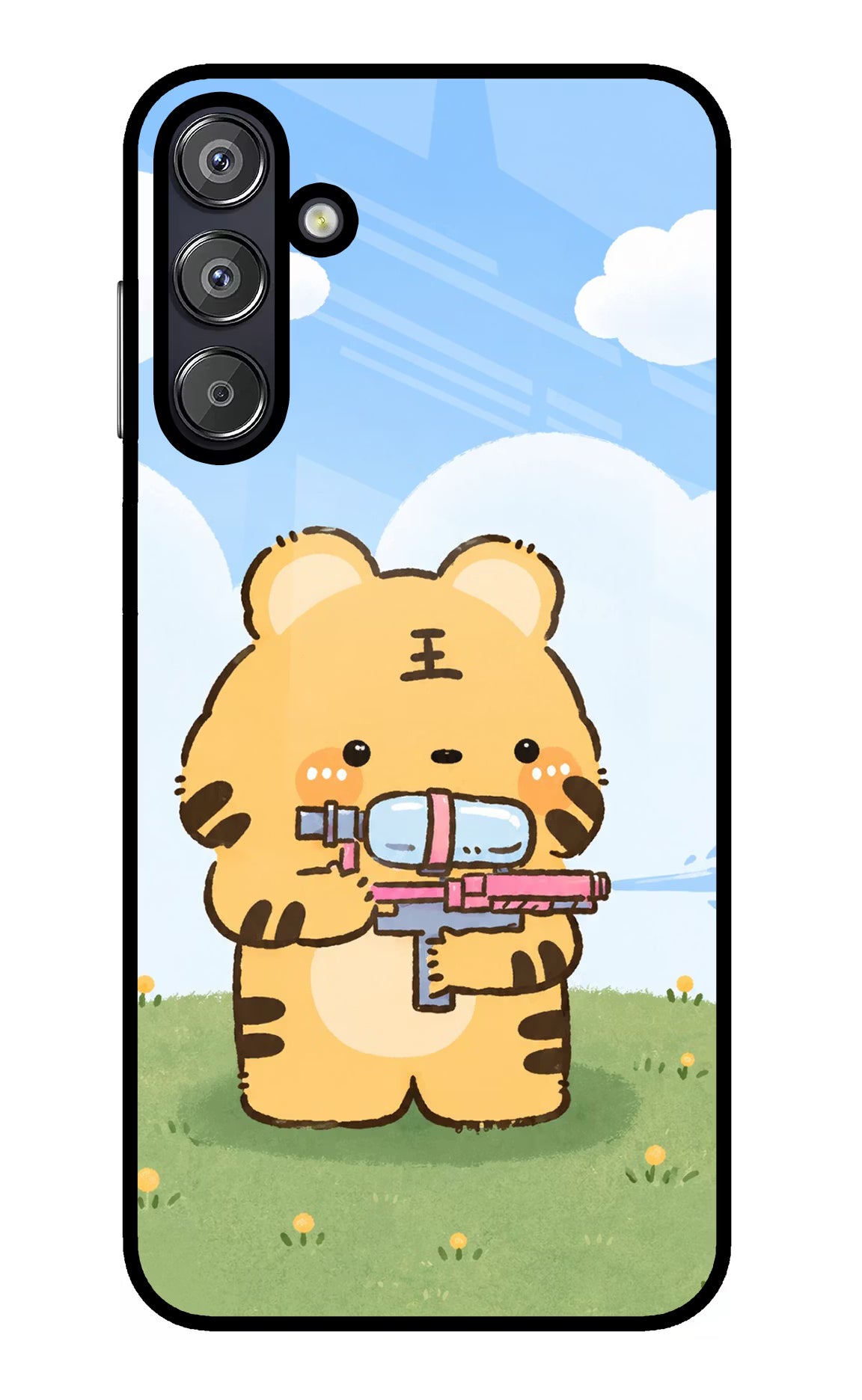 Tiger Treat Samsung F15 5G Glass Case