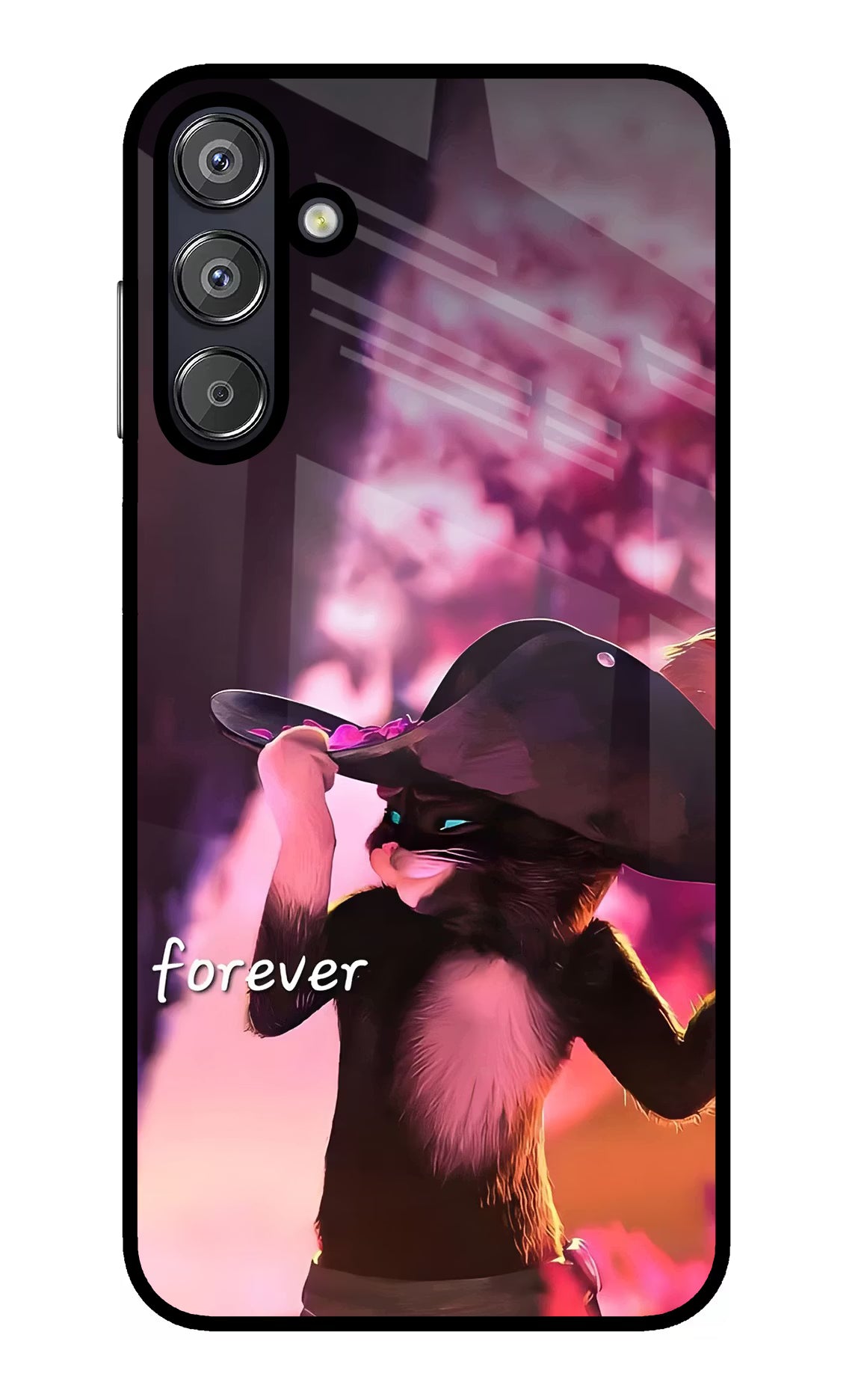Forever Cat Samsung F15 5G Glass Case