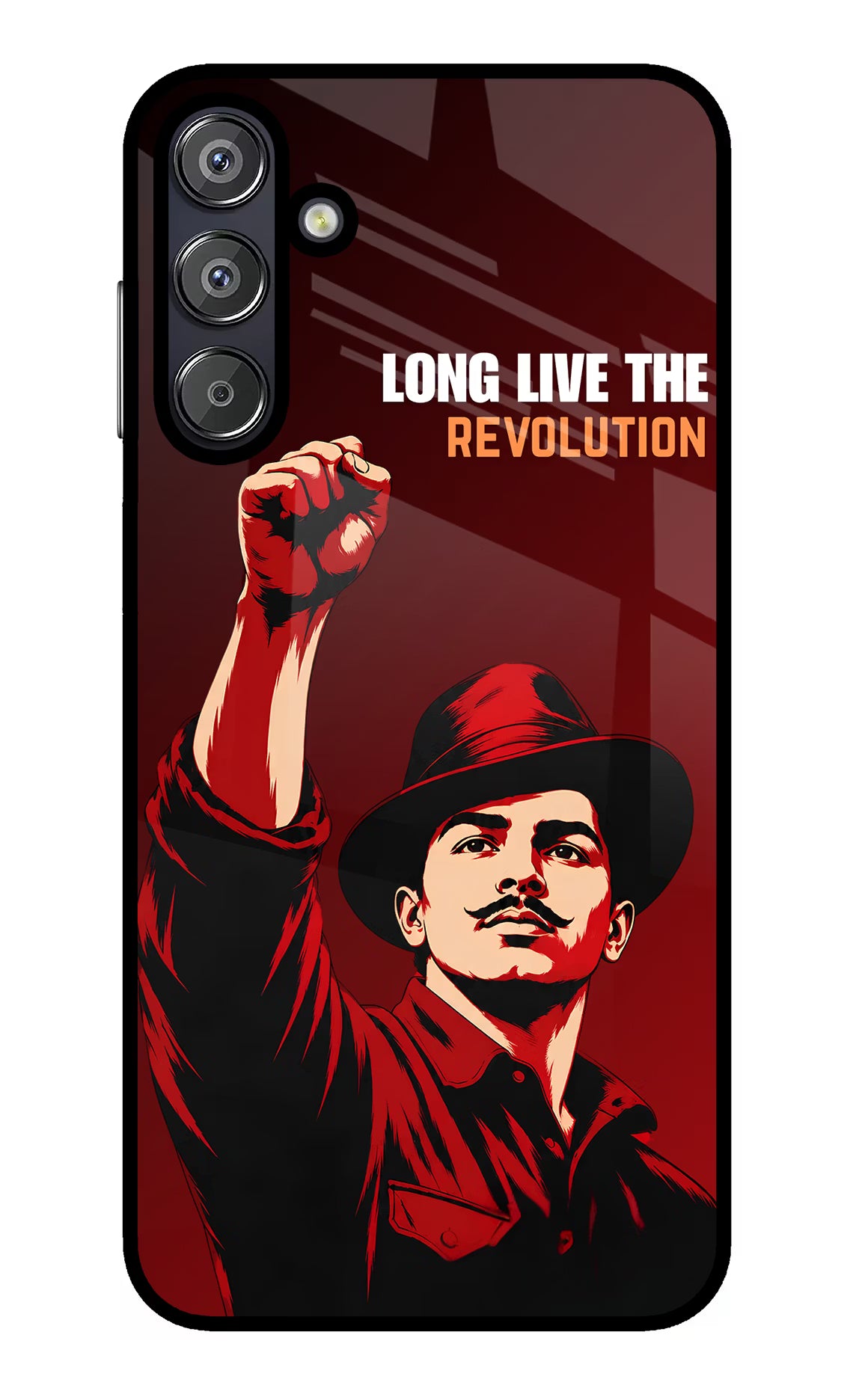 Bhagat Singh Revolution Samsung F15 5G Glass Case