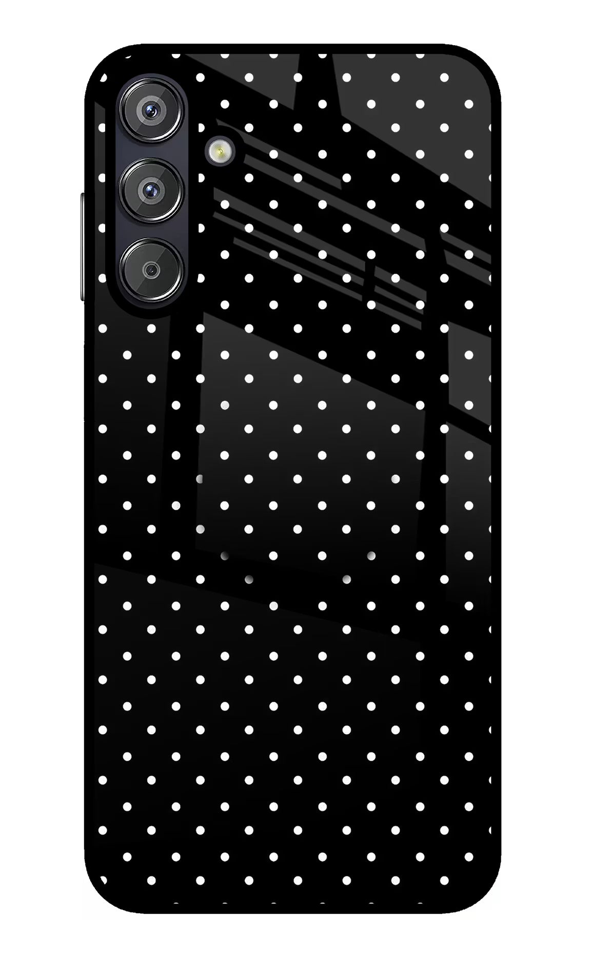 White Dots Samsung F15 5G Pop Case by Casekaro