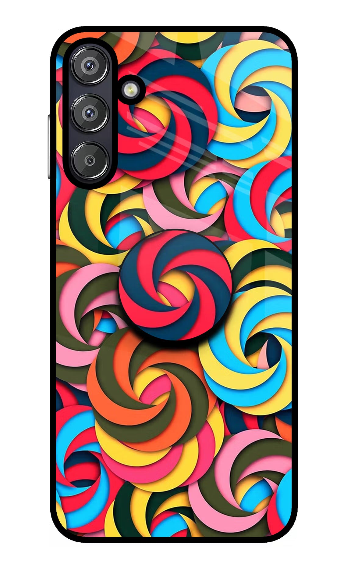 Spiral Pattern Samsung F15 5G Pop Case by Casekaro