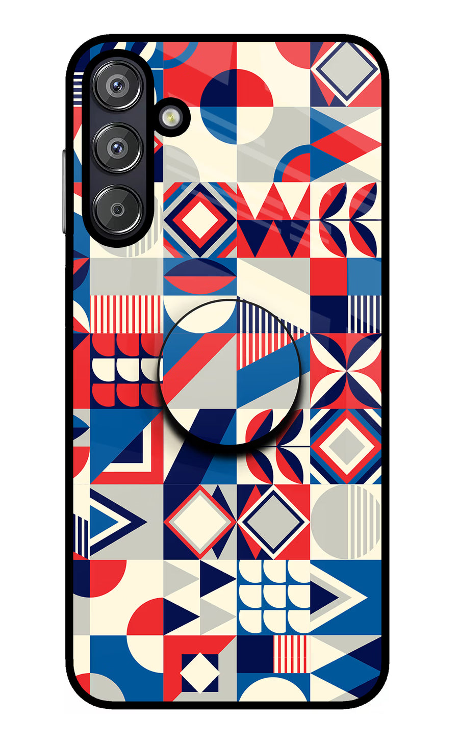 Colorful Pattern Samsung F15 5G Pop Case, Glass case