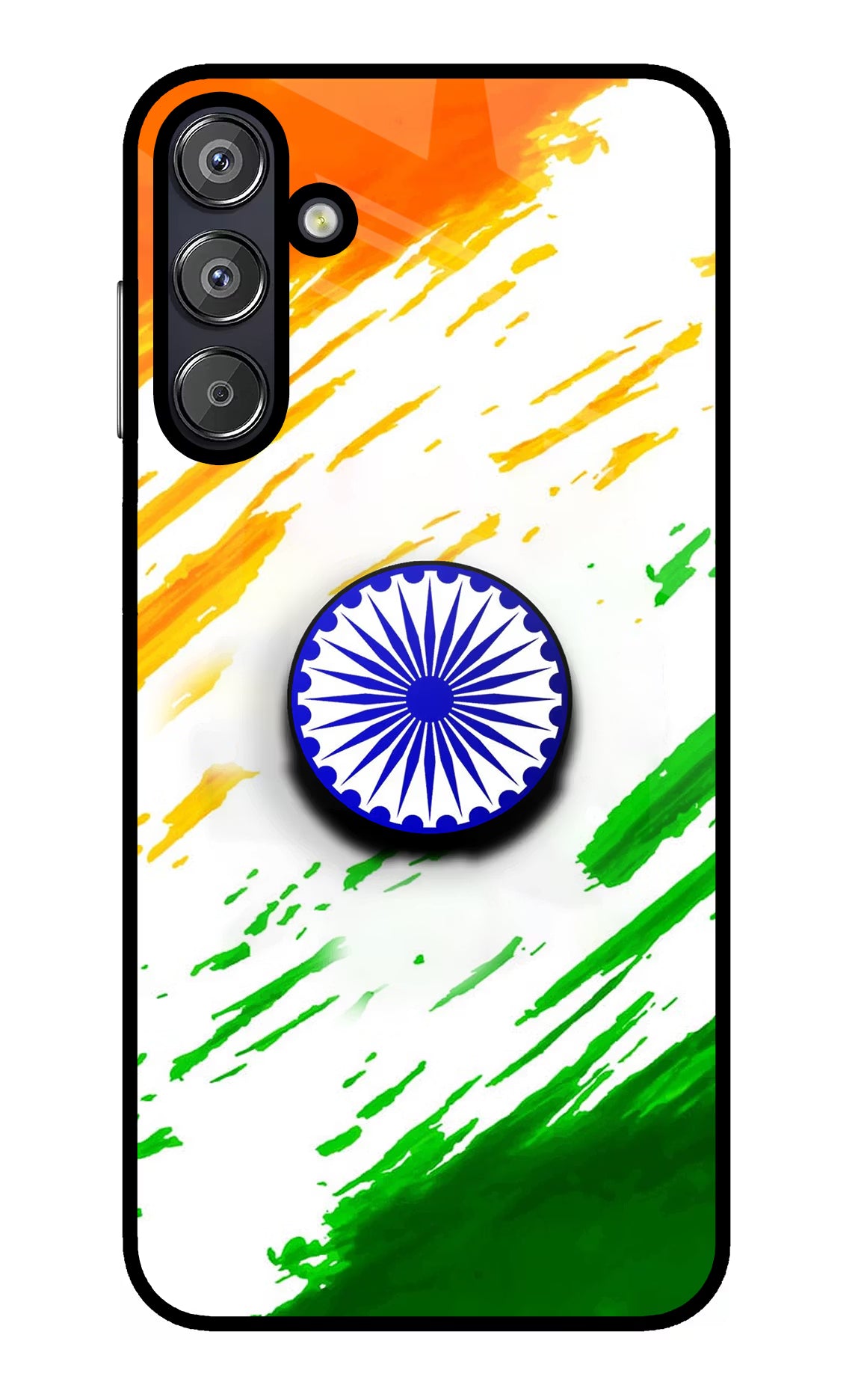 Indian Flag Ashoka Chakra Samsung F15 5G Pop Case by Casekaro