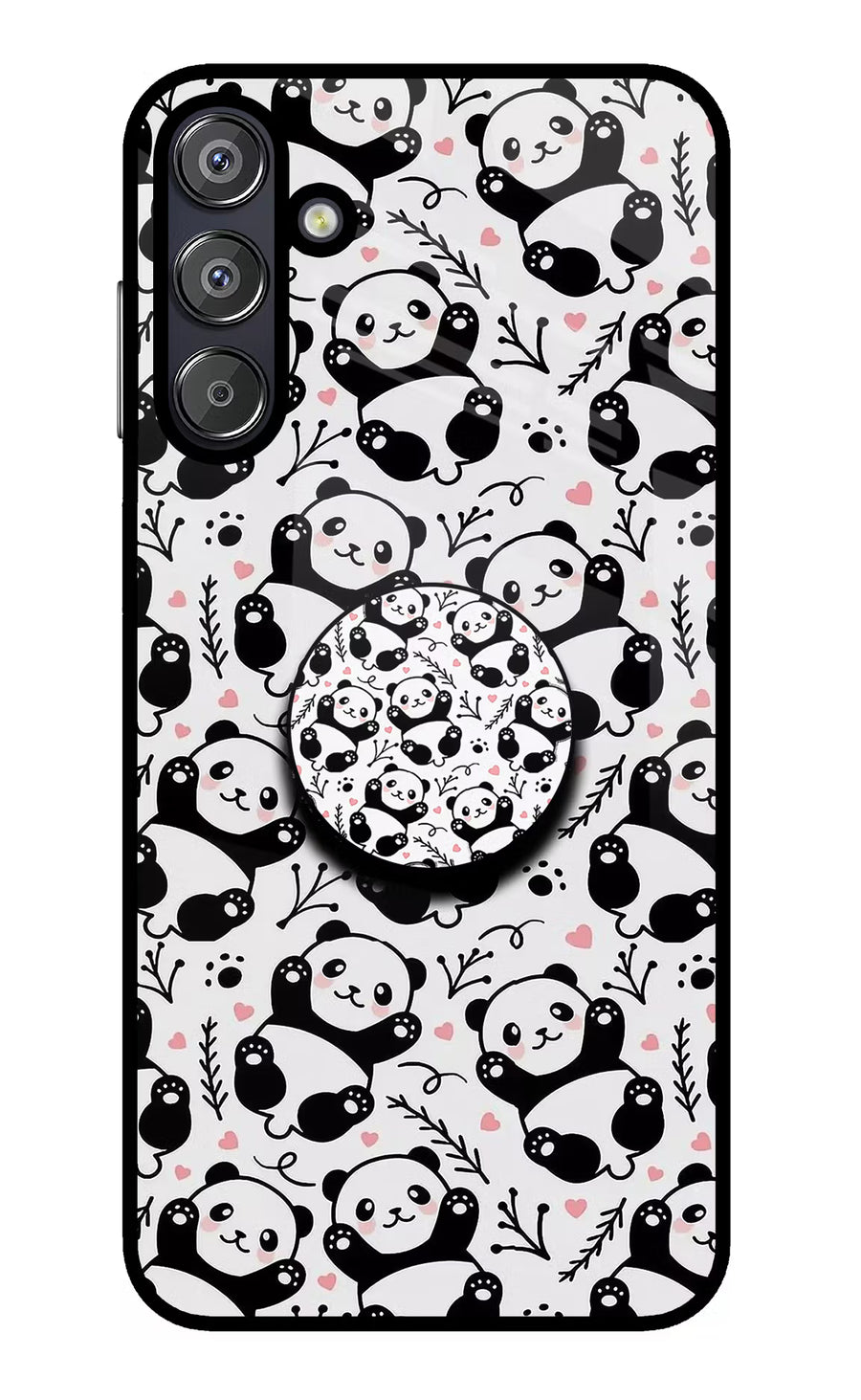 Cute Panda Samsung F15 5G Pop Case, Glass case