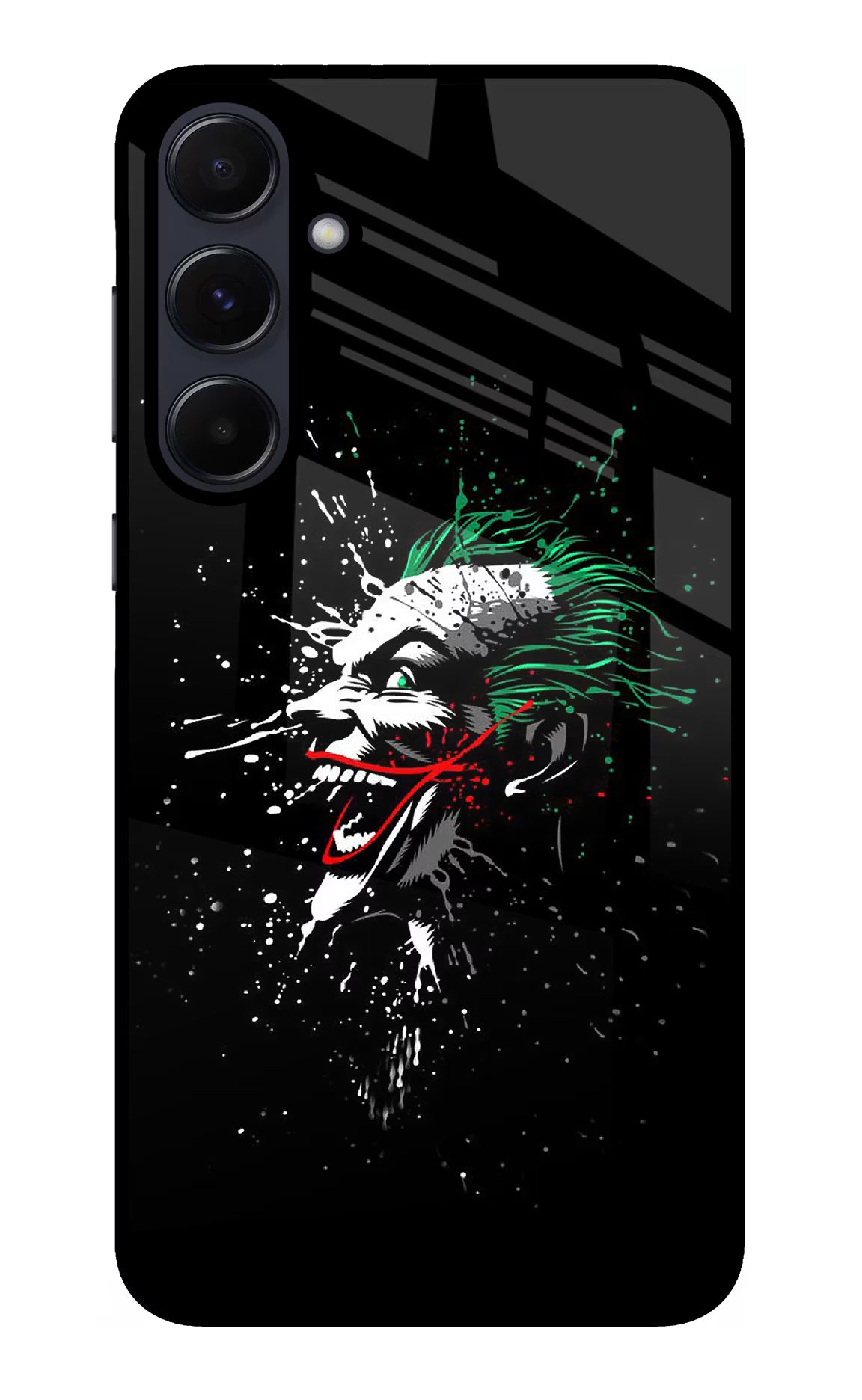 Joker Samsung A55 5G Glass Case Back Cover by Casekaro
