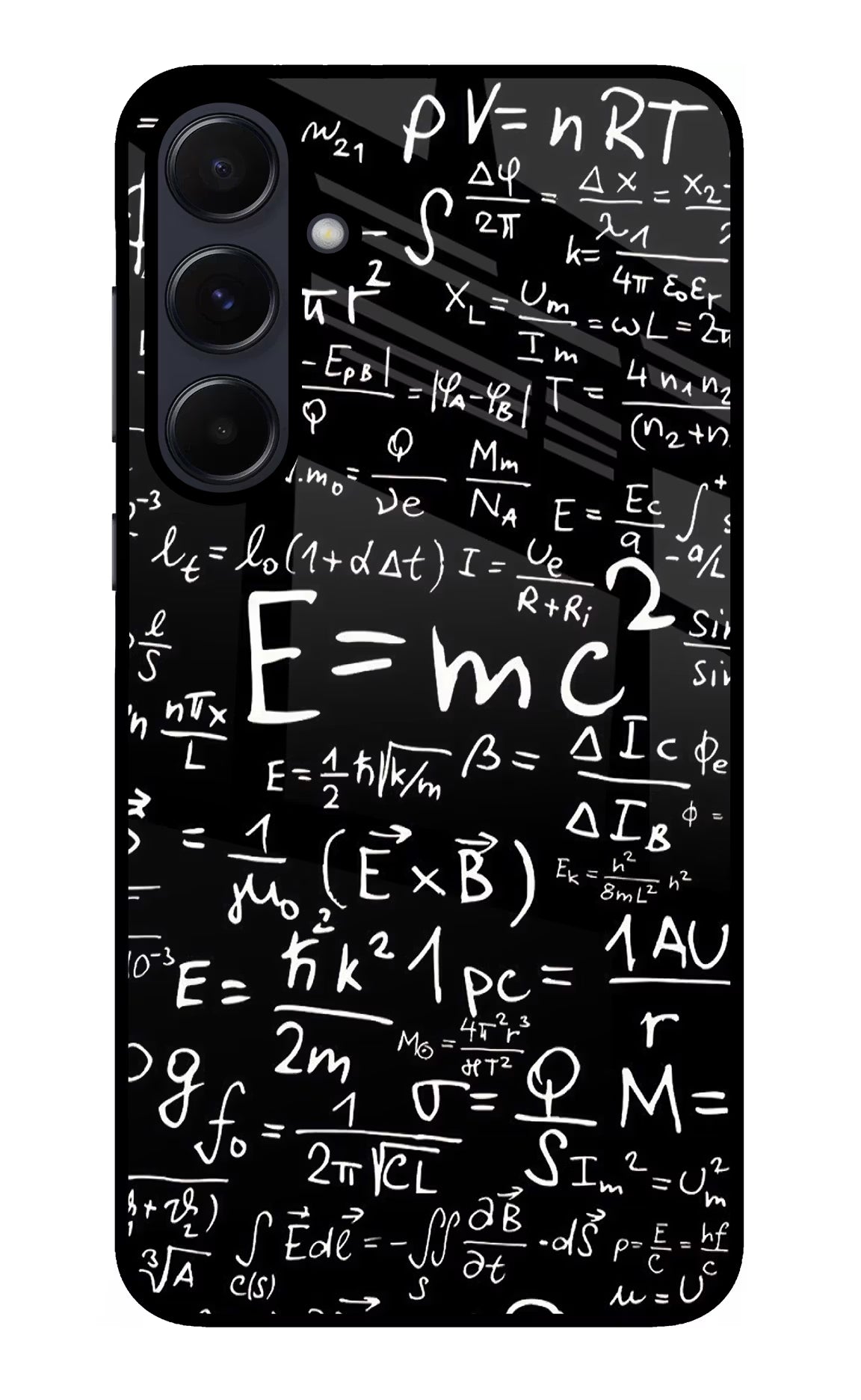 Physics Formula Samsung A55 5G Glass Case Back Cover by Casekaro