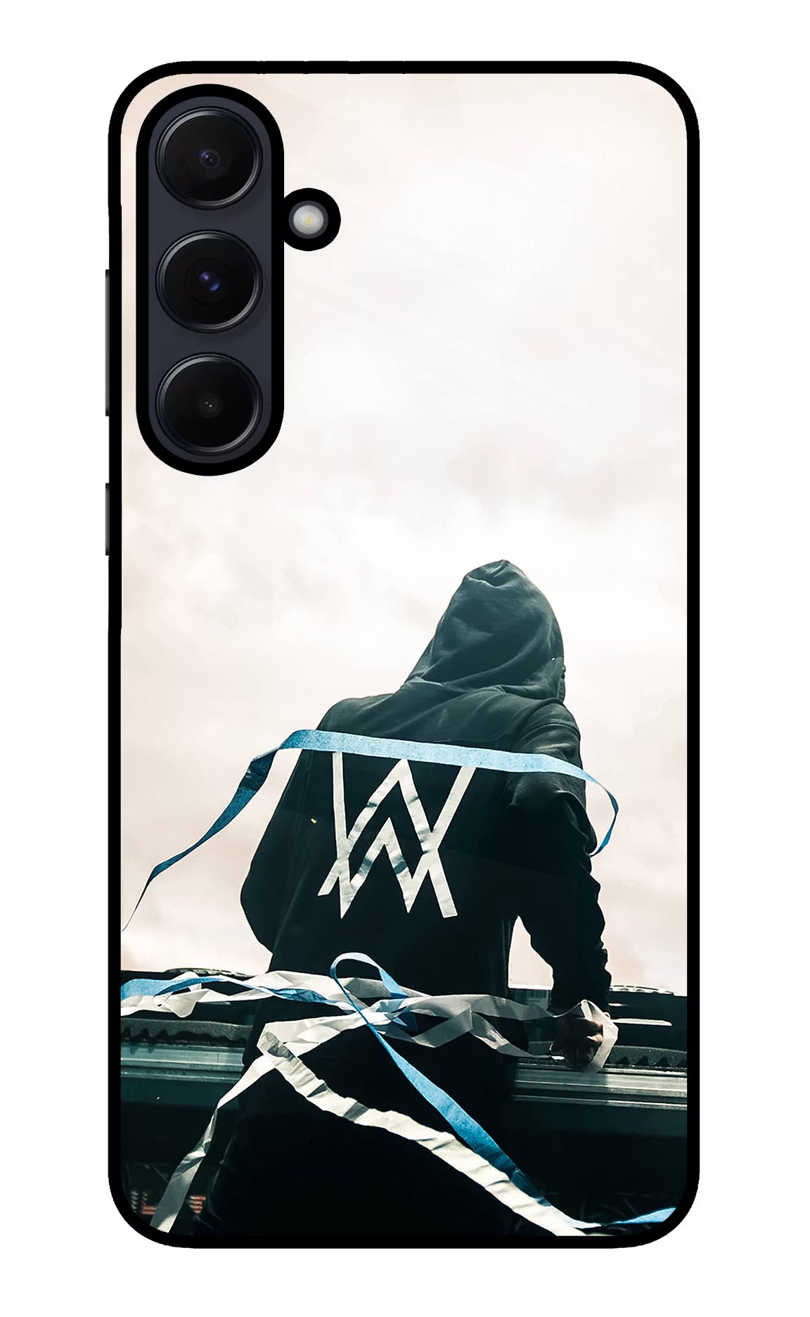 Alan Walker Samsung A55 5G Glass Case Back Cover by Casekaro