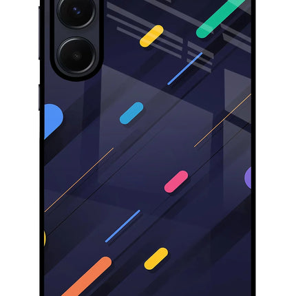 Abstract Design Samsung A55 5G Glass Case