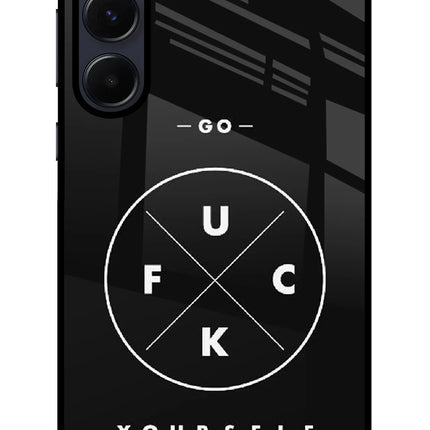 Go Fuck Yourself Samsung A55 5G Glass Case