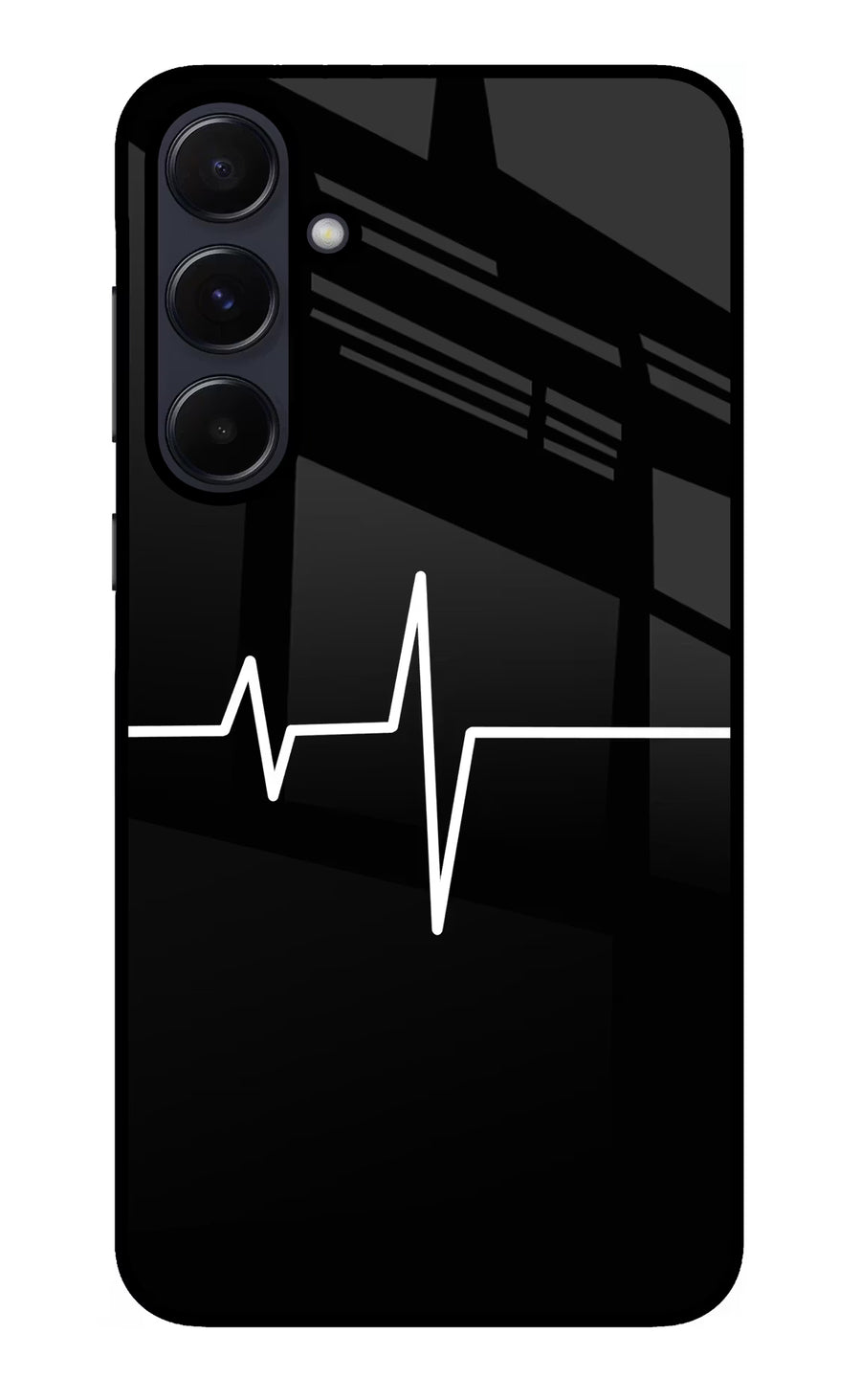 Heart Beats Samsung A55 5G Back Cover, Glass case