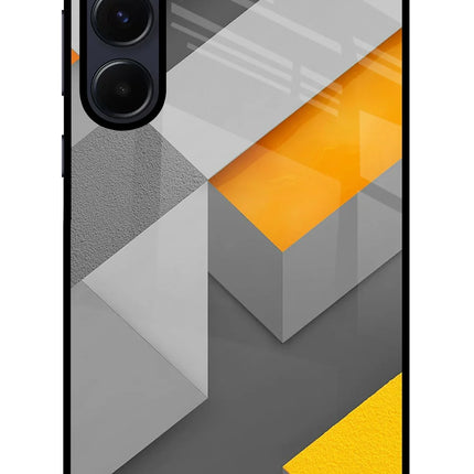 Abstract Samsung A55 5G Glass Case