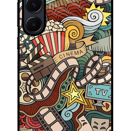 Cinema Abstract Samsung A55 5G Glass Case