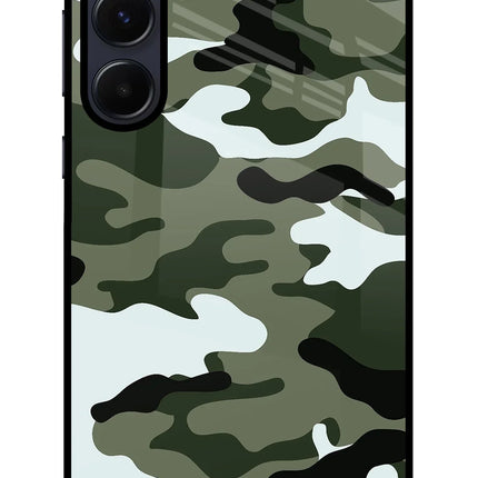 Camouflage Samsung A55 5G Glass Case