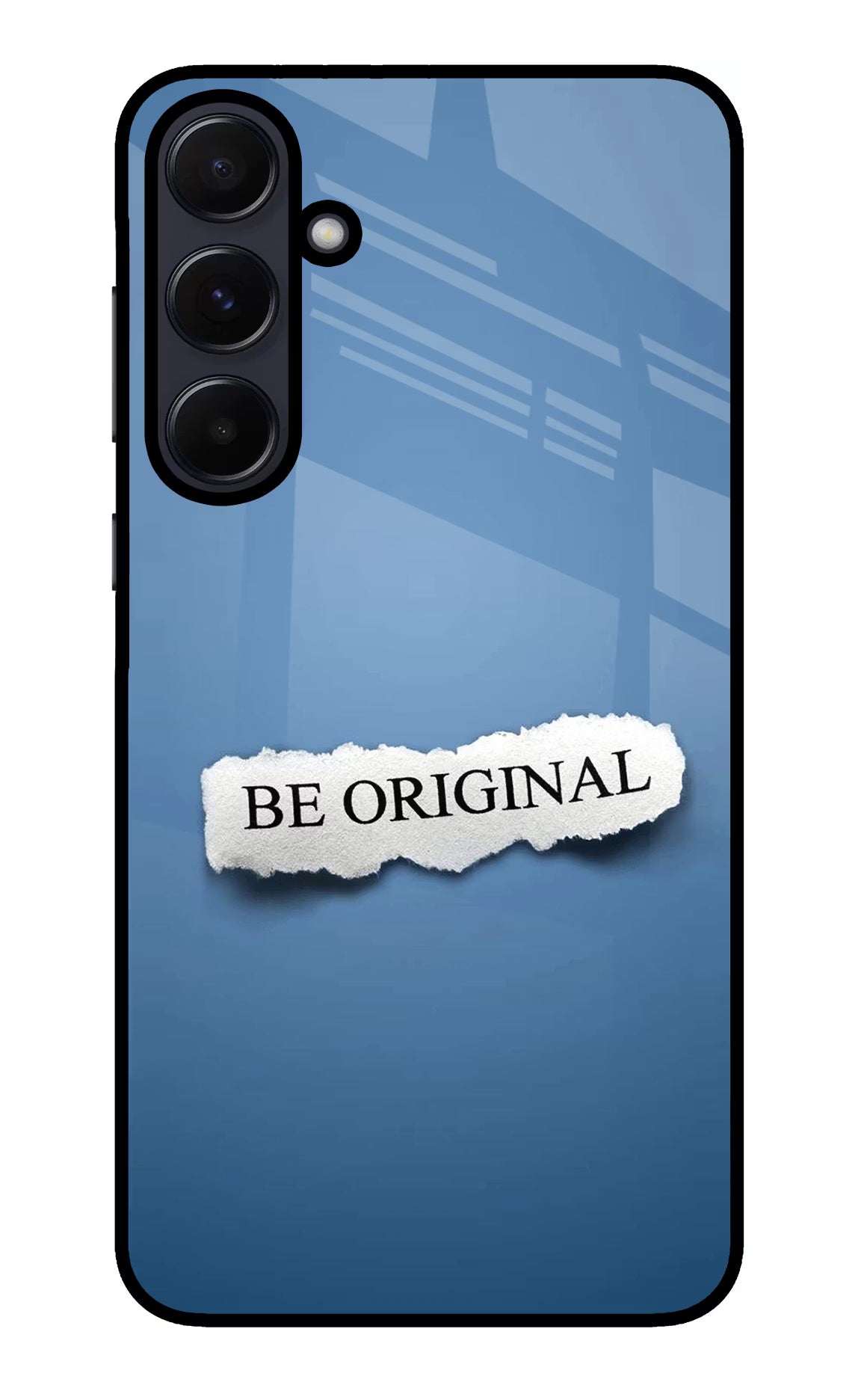 Be Original Samsung A55 5G Glass Case Back Cover by Casekaro