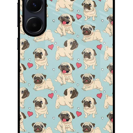 Pug Dog Samsung A55 5G Glass Case