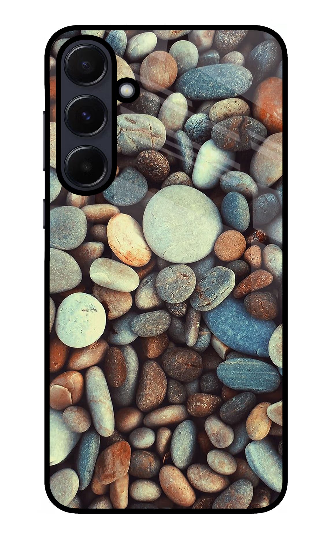 Pebble Samsung A55 5G Glass Case Back Cover by Casekaro