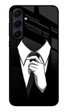 Black Tie Samsung A55 5G Glass Case