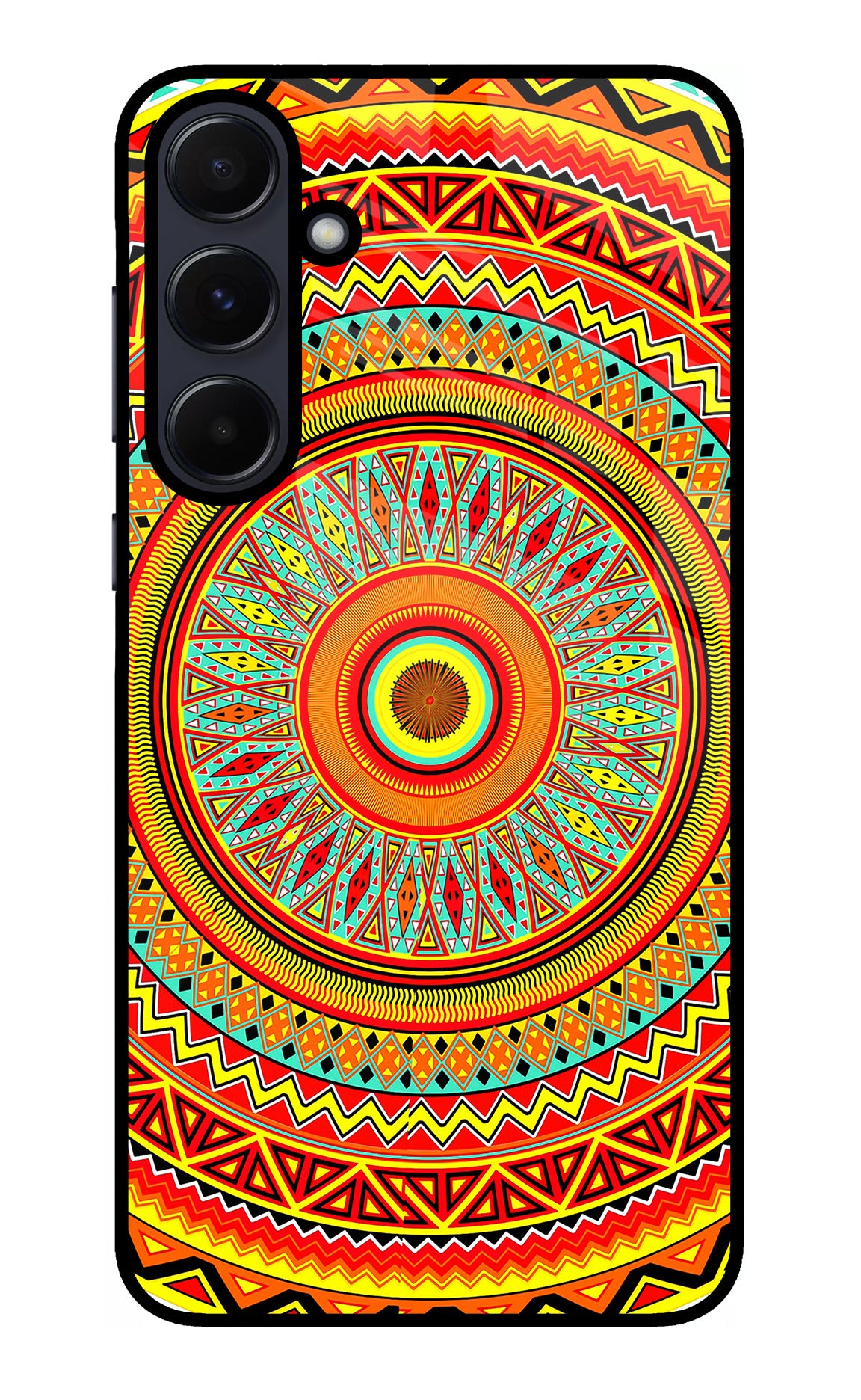 Mandala Pattern Samsung A55 5G Glass Case