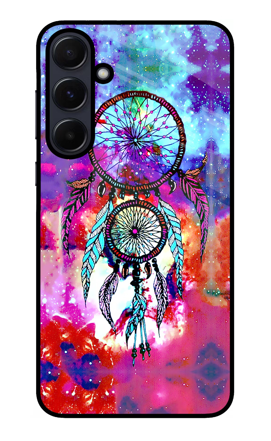 Dream Catcher Abstract Samsung A55 5G Glass Case Back Cover by Casekaro