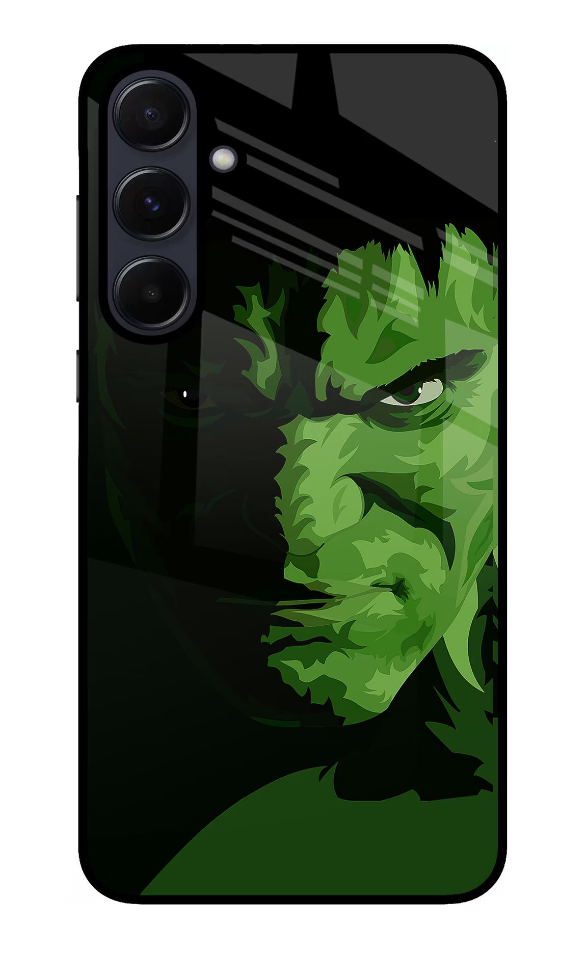 HULK Samsung A55 5G Glass Case Back Cover by Casekaro