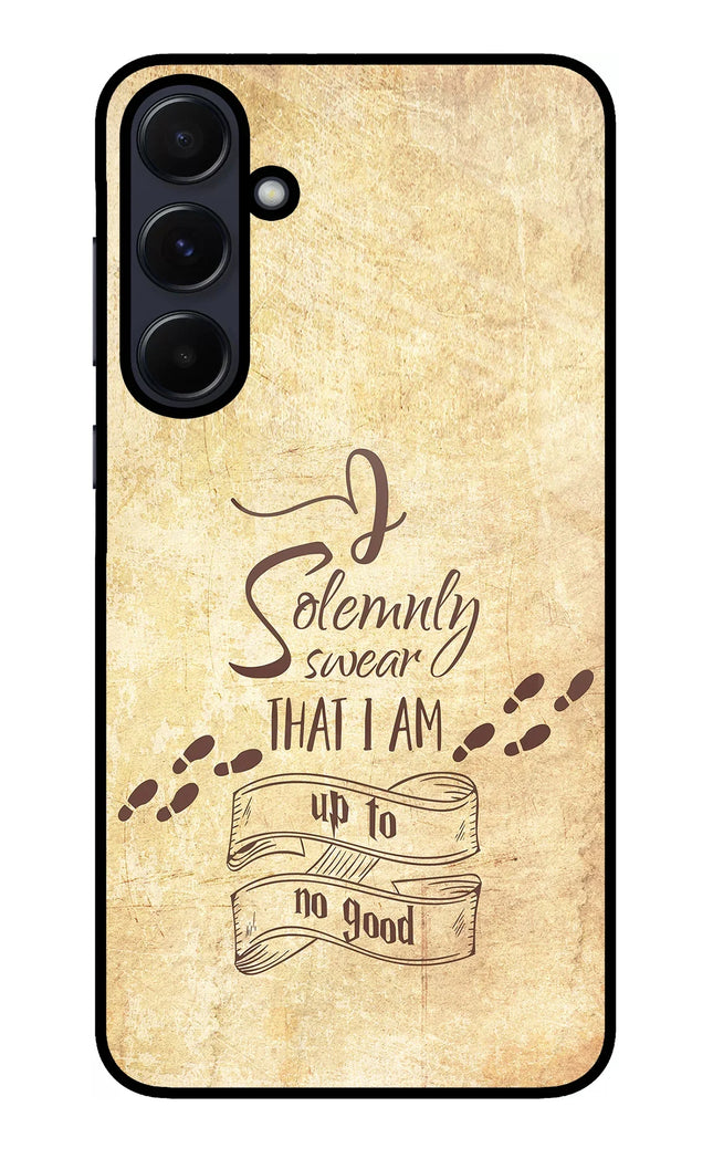 I Solemnly swear that i up to no good Samsung A55 5G Glass Case