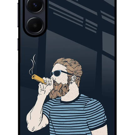Smoking Samsung A55 5G Glass Case