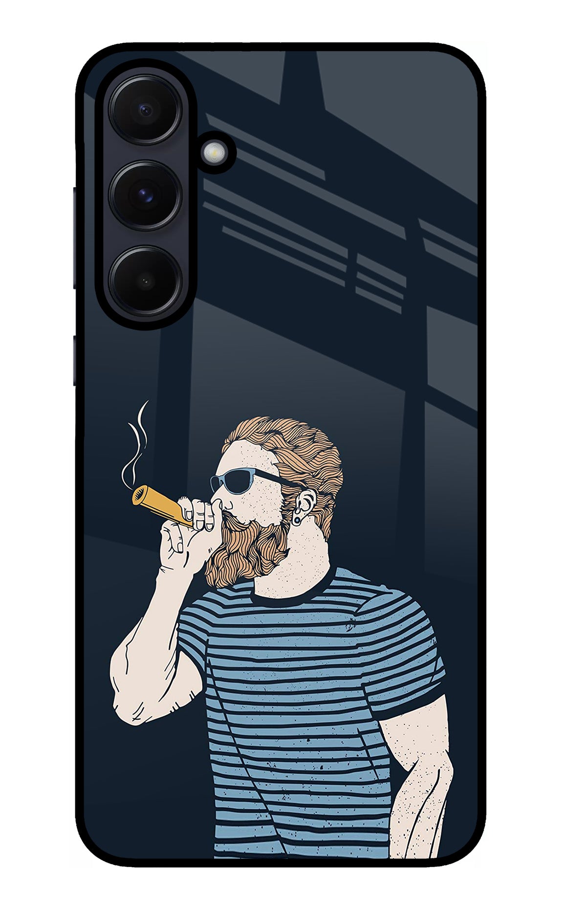 Smoking Samsung A55 5G Glass Case