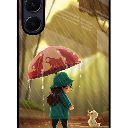 Rainy Day Samsung A55 5G Glass Case