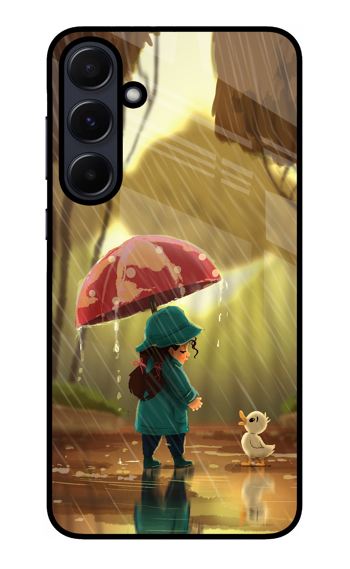 Rainy Day Samsung A55 5G Glass Case