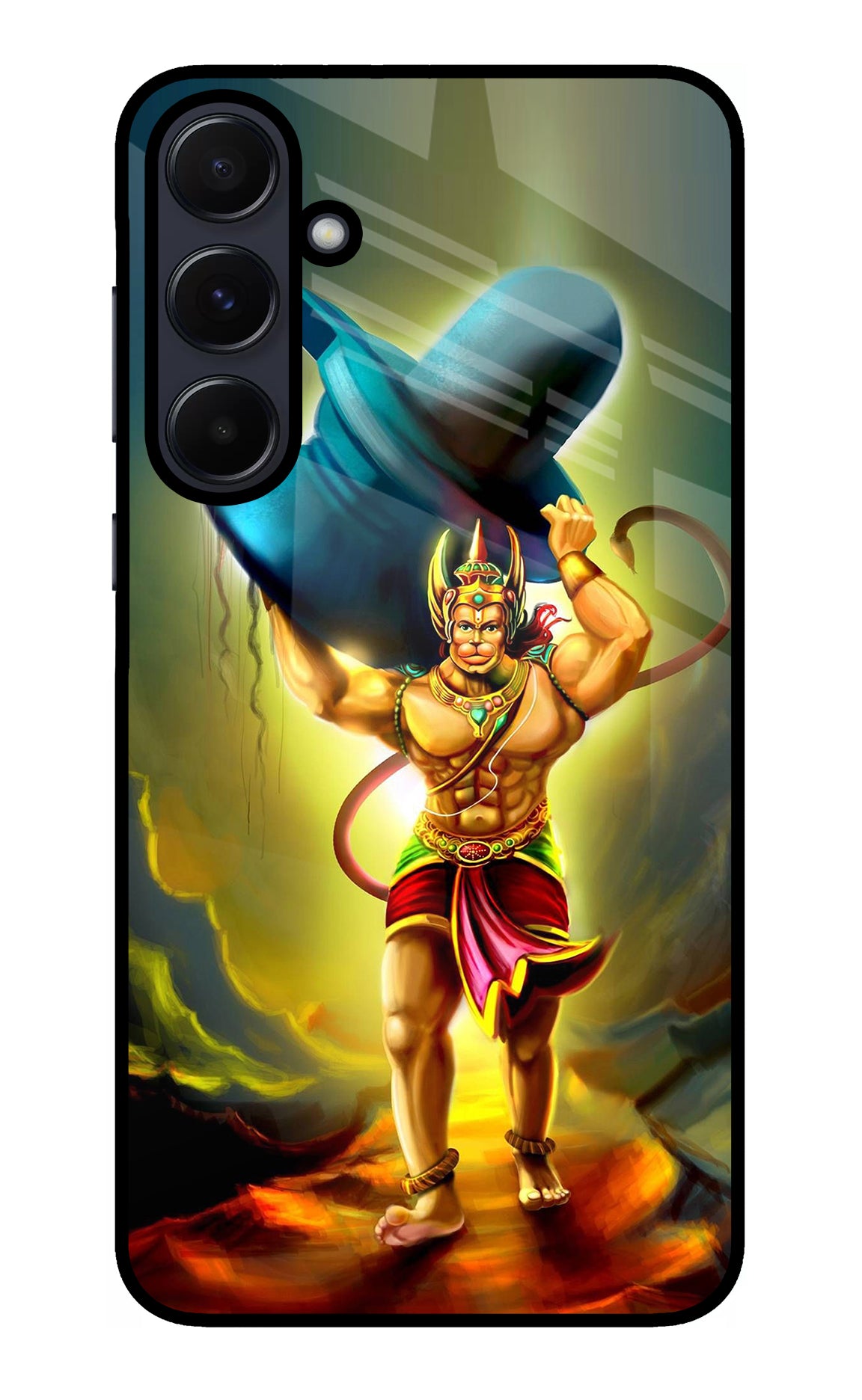 Lord Hanuman Samsung A55 5G Glass Case