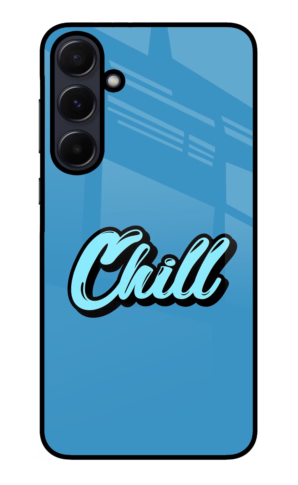 Chill Samsung A55 5G Glass Case Back Cover by Casekaro