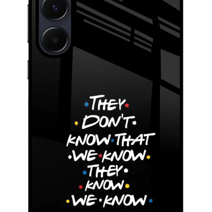 FRIENDS Dialogue Samsung A55 5G Glass Case