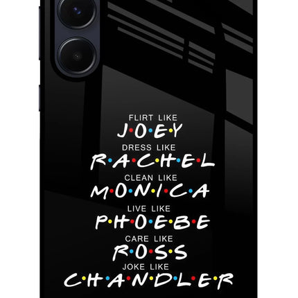 FRIENDS Character Samsung A55 5G Glass Case